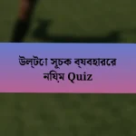 উল্টো সূচক ব্যবহারের নিয়ম Quiz